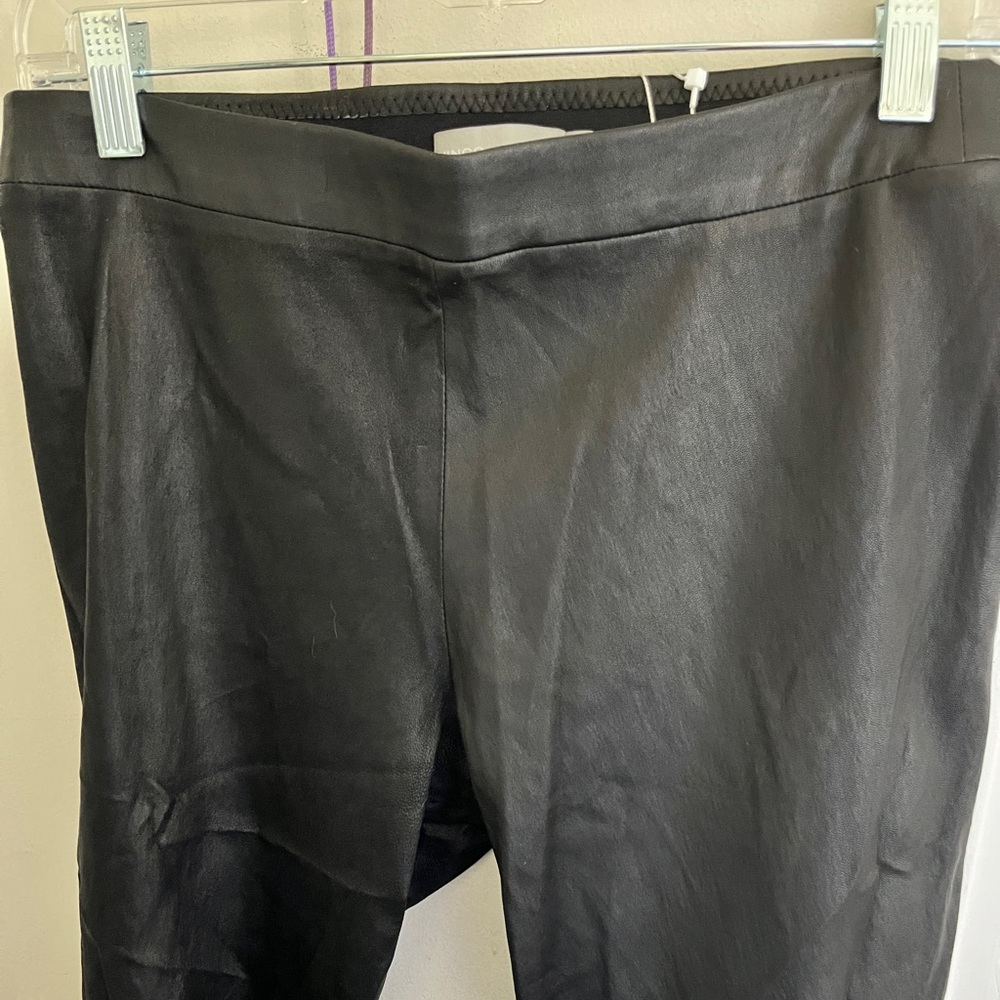 Vince Leather Leggings NWT Black Size Large